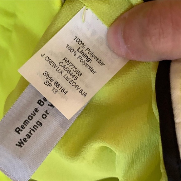 JCrew Collection Curator Pants in Citron, 0 - Picture 4 of 4